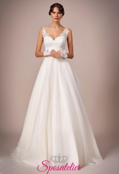 124-abiti da sposa con gonna a campana online italia