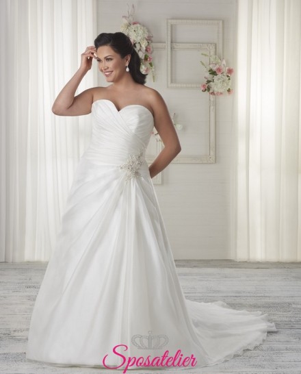 Anathea-  sartoria abiti da sposa 2017 taglie forti economici online