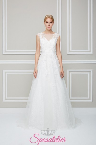 Empoli-vestito da sposa acquisto online economico  modello  a line