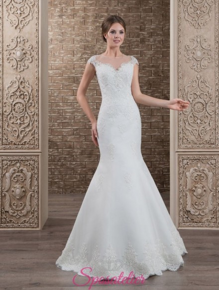 80-abiti da sposa economici 2017 online modello sirena