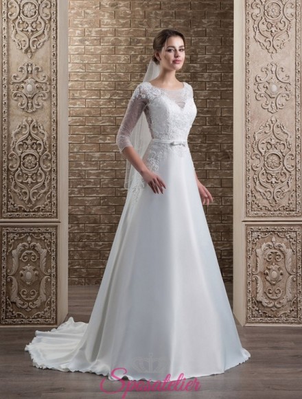 82-abiti da sposa economici 2017 Linea A online