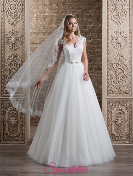96-abiti da sposa economici con cinturino 2017 online