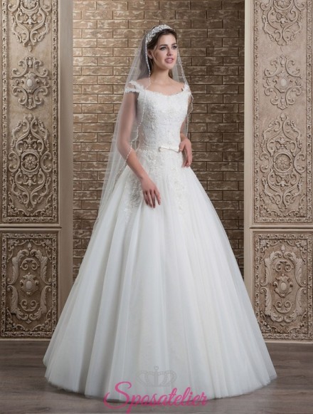 104-abiti da sposa con spalline economici 2017 online