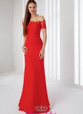abiti da cerimonia elegante rosso sito italiano 2017 economici online