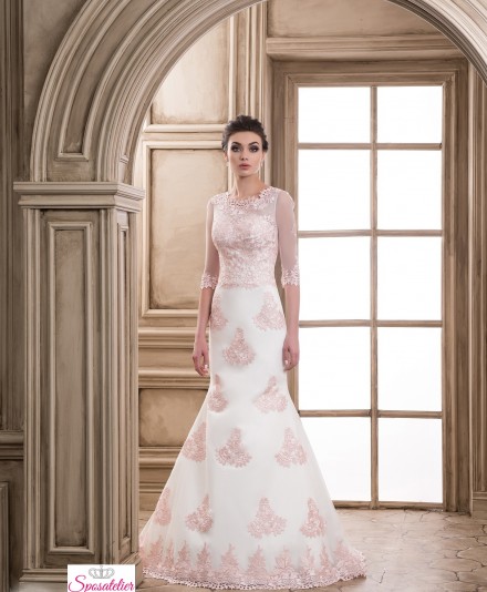 abiti da sposa collezione 2017  colorati economici