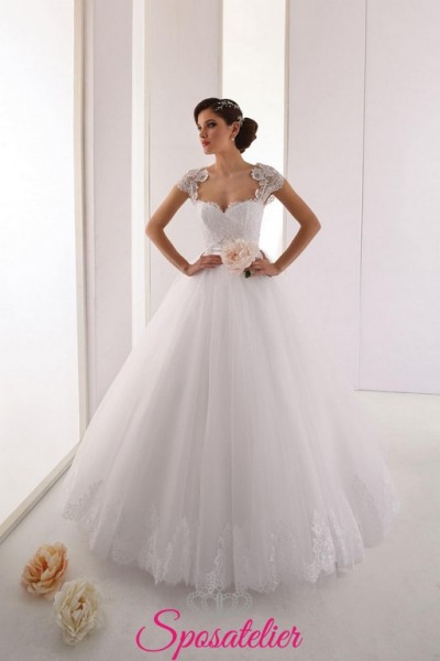 vestito da sposa vaporoso collezione 2017 elegantissimo vendita online