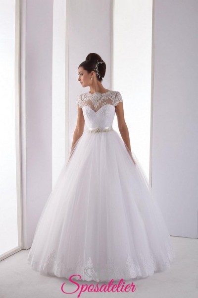 vestito da sposa  per matrimonio diurno invernale o estivo collezione 2017