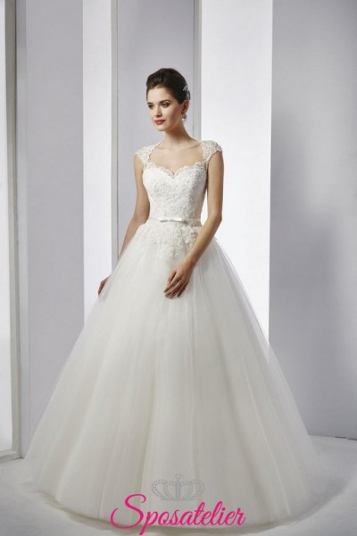 vestiti da sposa economici on line Italia collezione 2017