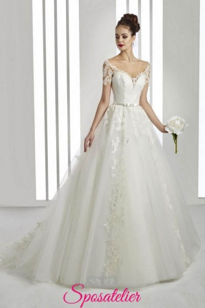 Sissì- abiti da sposa principeschi 2017 economici online elegante