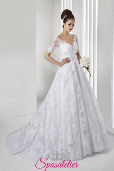 vestito da sposa su misura realizzati in Italia economico online
