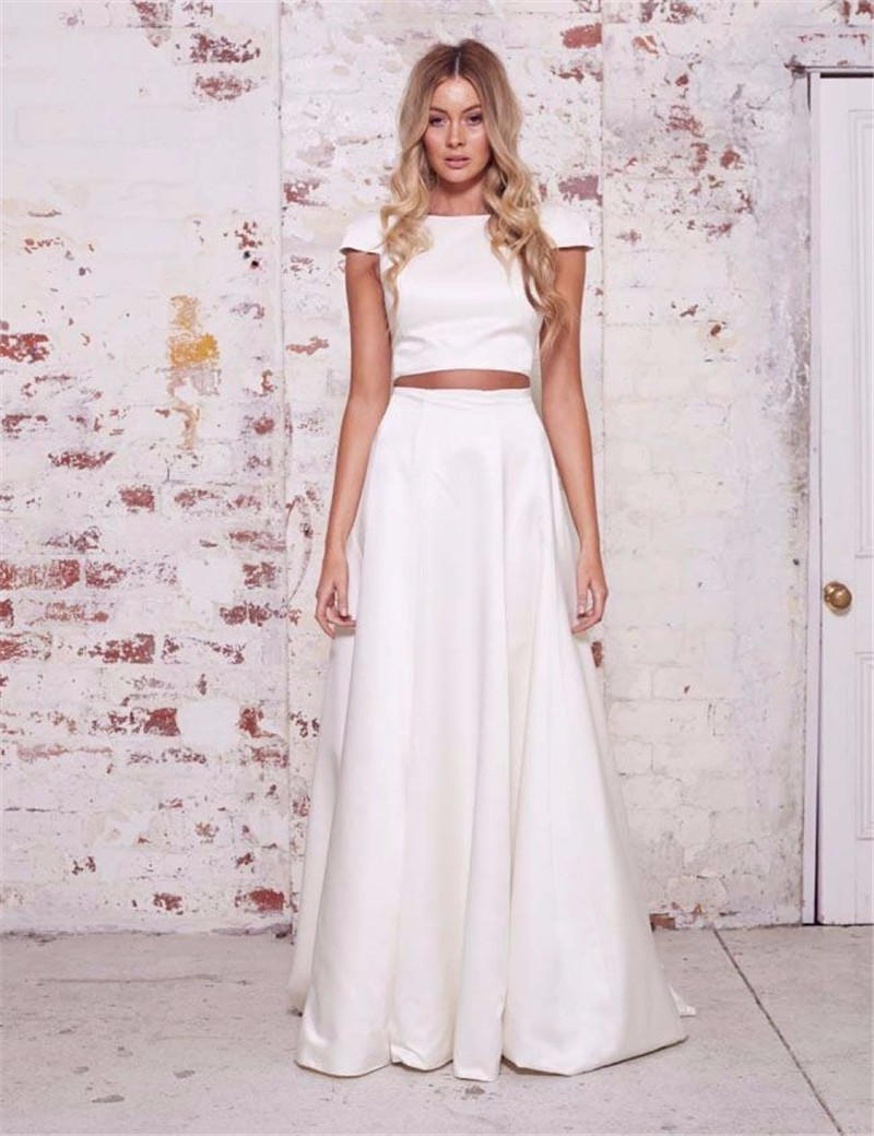 Abiti Da Sposa Vintage Crop Top 17 Economici Onlinesposatelier