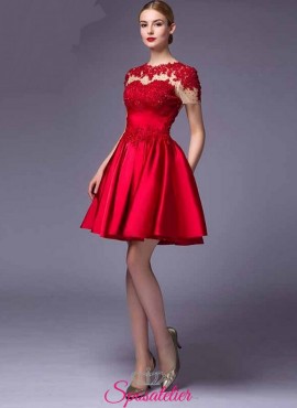 JOY – vestito rosso per festa 18 anni