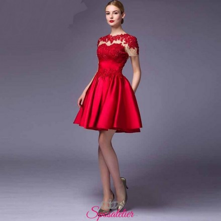 JOY – vestito rosso per festa 18 anni