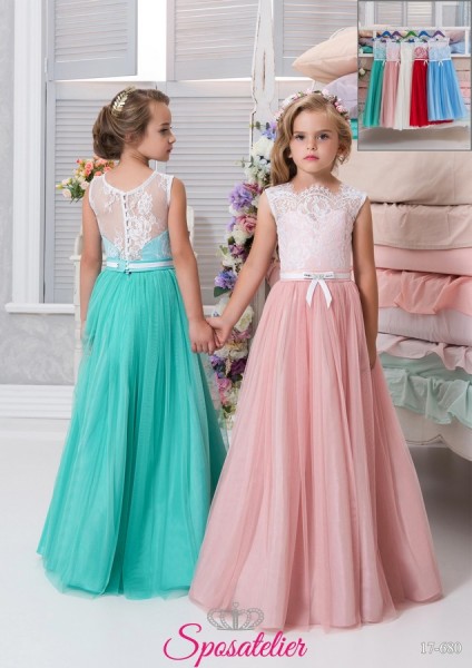 GEMY – abiti prima comunione bimba colorati