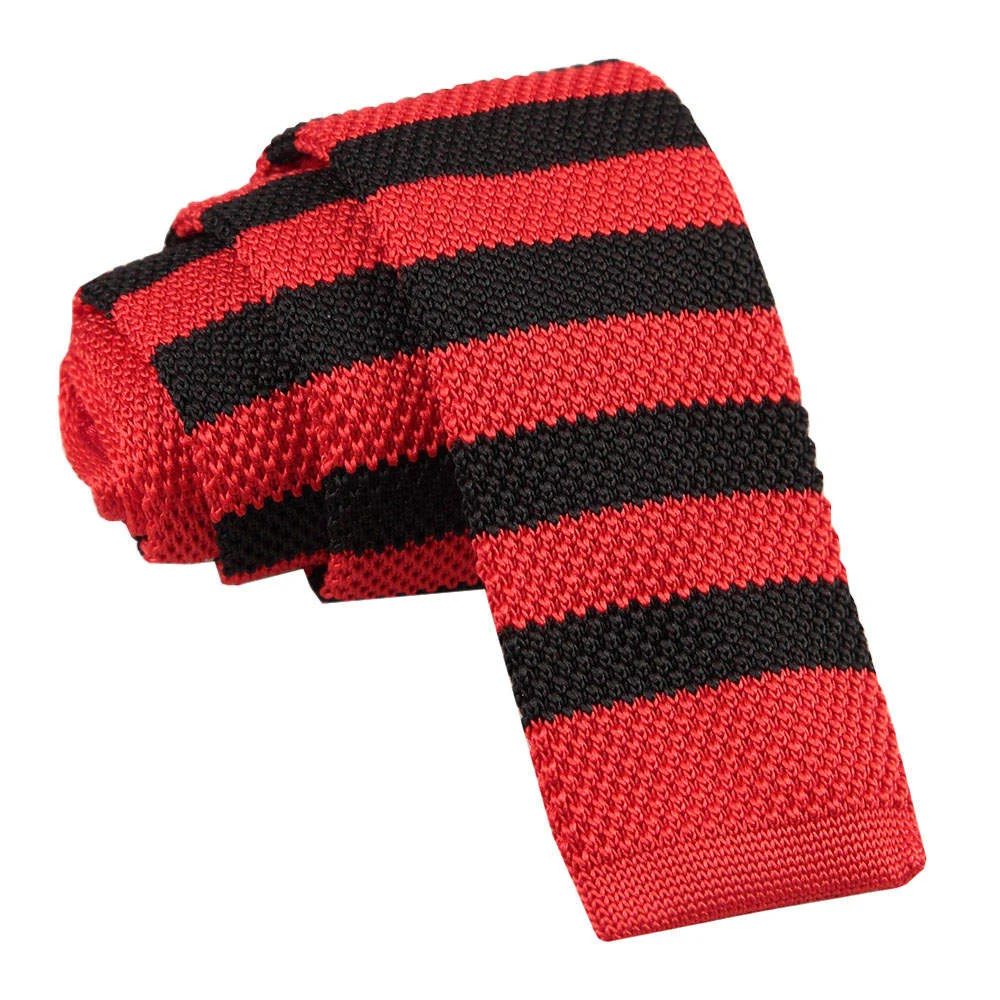 cravatta rossonera a maglia cravatta rossonera a maglia