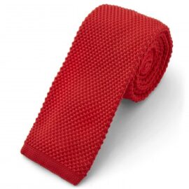 cravatta rossa natalizia