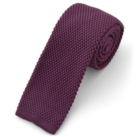 cravatta maglia colore viola