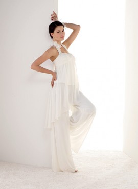 abiti da sposa con pantalone largo spose moderne economici online