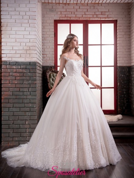 Whitney – vestiti da sposa modelli principessa scollo a cuore