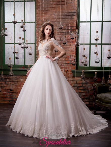 Zara – abito da sposa principesco con ricami di pizzo