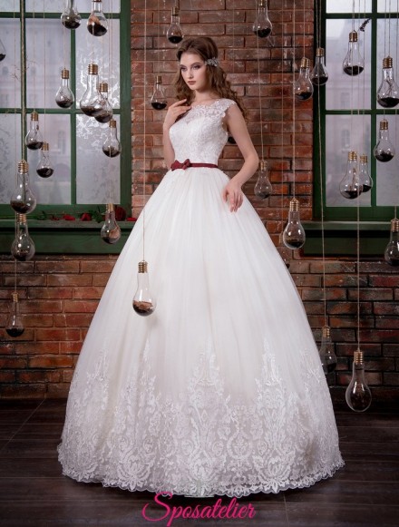 DAISY – abito da sposa con cintura colorata collezione 2022