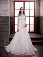 abiti da sposa maniche lunghe 2017 economici online atelier italiano bellissimo realizzati su misura personalizzati spedizione gratuita nessuna tassa doganale