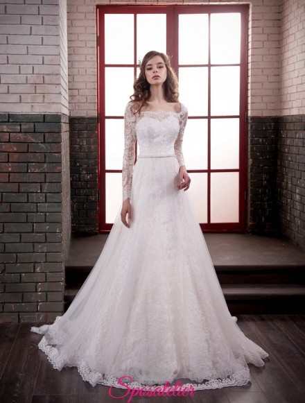 GIOSY – abiti da sposa maniche lunghe in pizzo