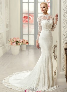 abiti da sposa a sirena ideale per donna con corporatura esile o fisico a clessidra