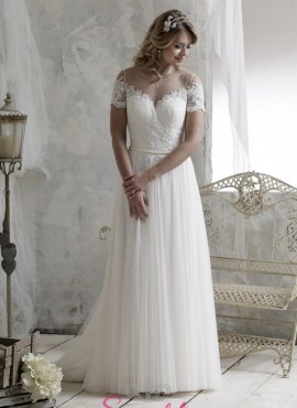 Loren – abiti da sposa stile impero taglie forti economici online