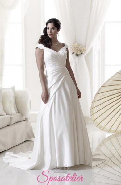 abiti da sposa contenitivi per taglie comode economici online
