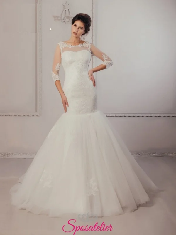 vestiti da sposa a sirena