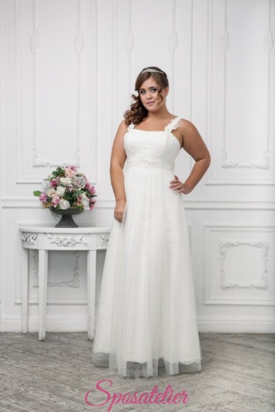 abiti da sposa donne basse e formose economici online