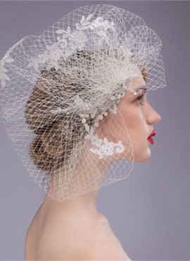 veletta sposa online a rete con pizzo 2017 economica