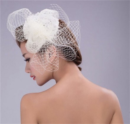 veletta sposa vintage a rete e pizzo economica online sito italiano