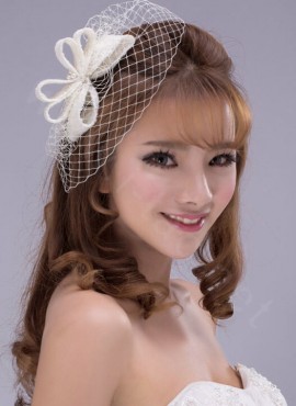 veletta sposa anni 50 elegante rete e pizzo economica online sito italiano