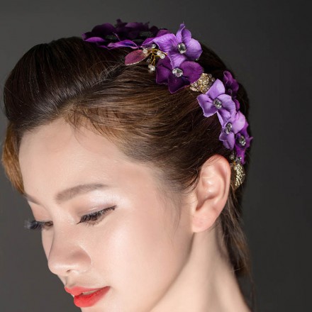 Fiori per acconciature Sposa  e damigella lilla online sito internet
