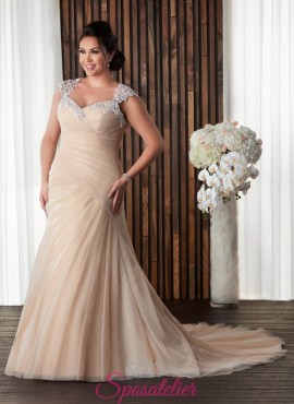 JERMANA -abiti da sposa colorati taglie forti economici online
