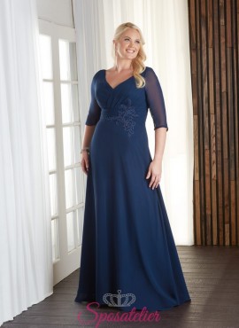 abiti da cerimonia online economici taglie comode mamma sposa