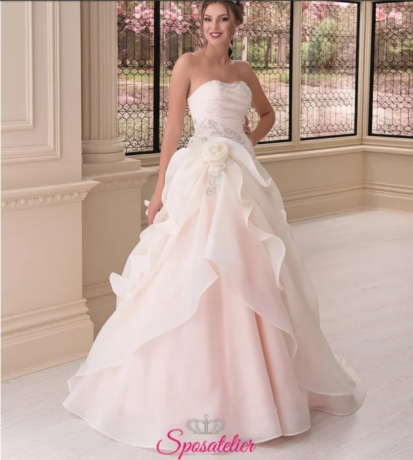 abito da sposa colorati 2018