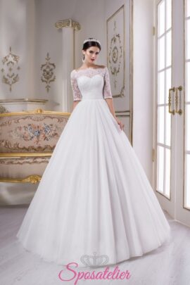 abiti da sposa ampi principeschi