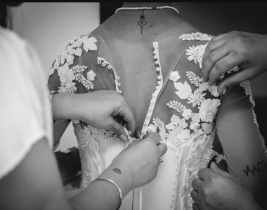 abito da sposa dettagli