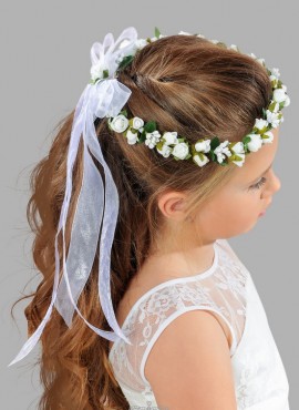 accessori per capelli coroncina di fiori per prima comunione bimba vendita online