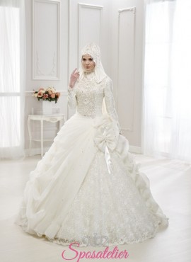 abiti da sposa arabi on line ragazze musulmane realizzati su misura
