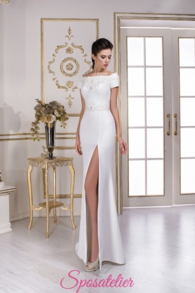 vestiti da cerimonia con spacco