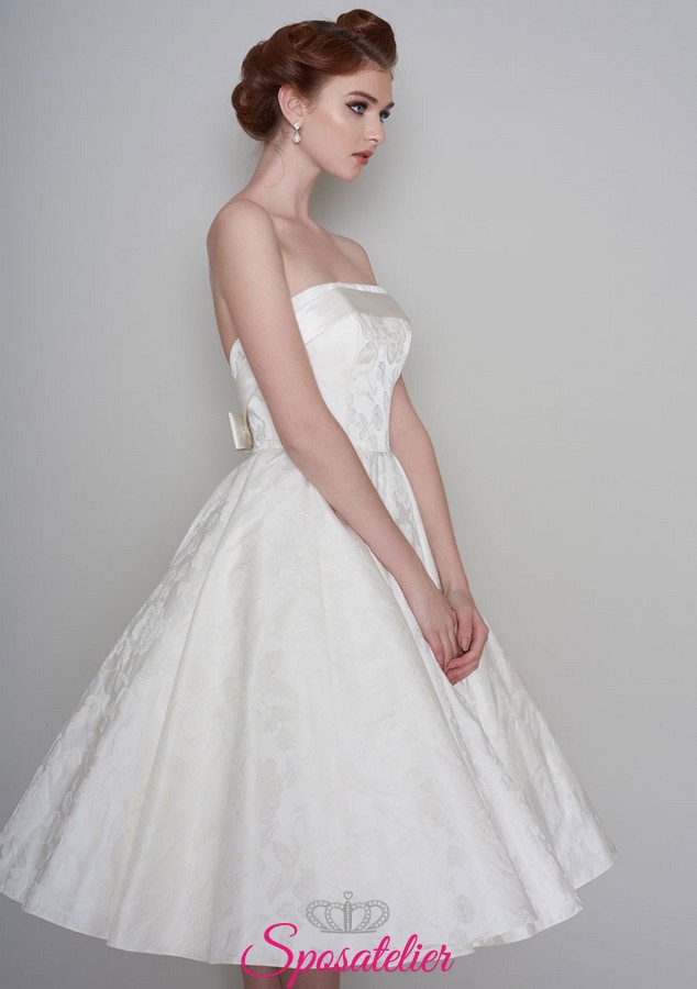 Abiti Da Sposa Corto In Stile Anni 50 Vintagesposatelier