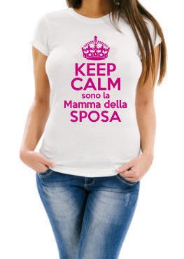 t – shirt per addio al nubilato mamma della sposa