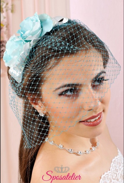 veletta sposa colorata elegante vendita online collezione 2018