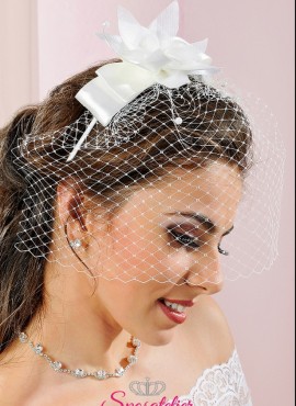 Fermacapelli con retina di tulle da sposa online