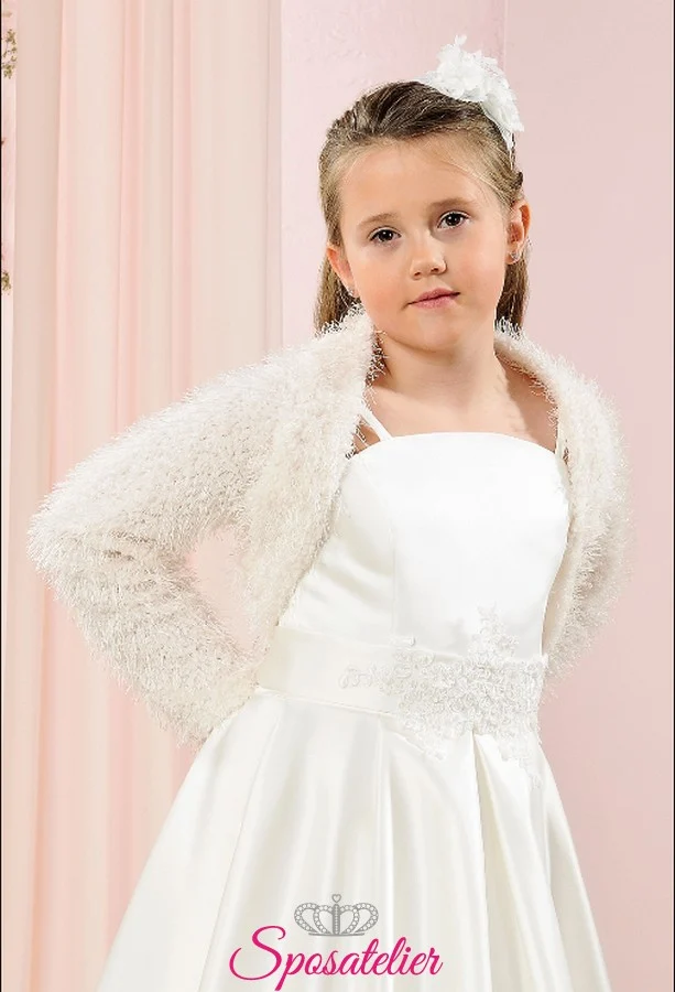 K35 coprispalle di lana per bambina