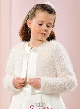coprispalle bimba elegante in lana fine per cerimonia economico online